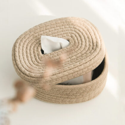 Cotton Rope Tissue Box